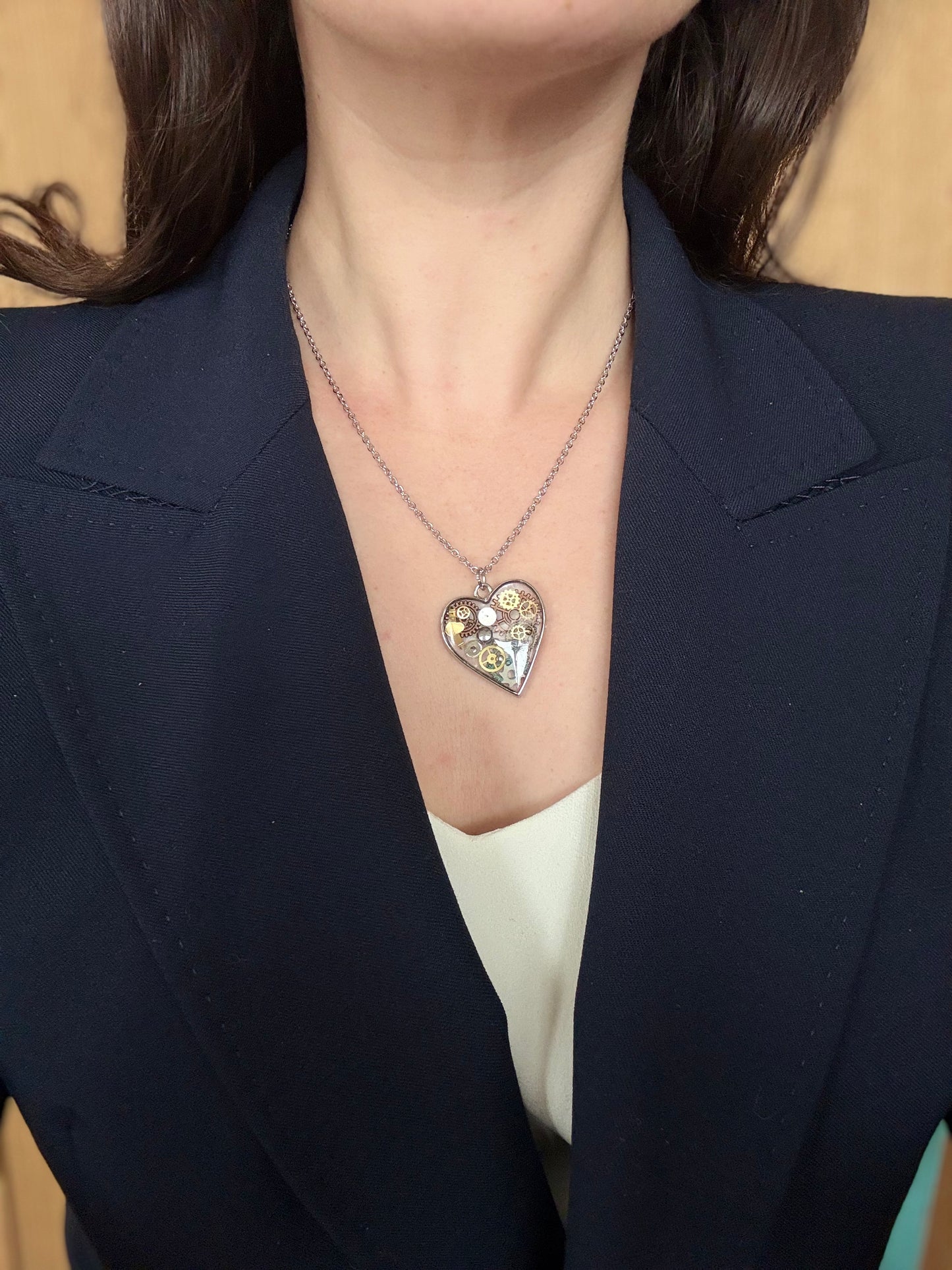 Ciondolo "Cuore Meccanico"