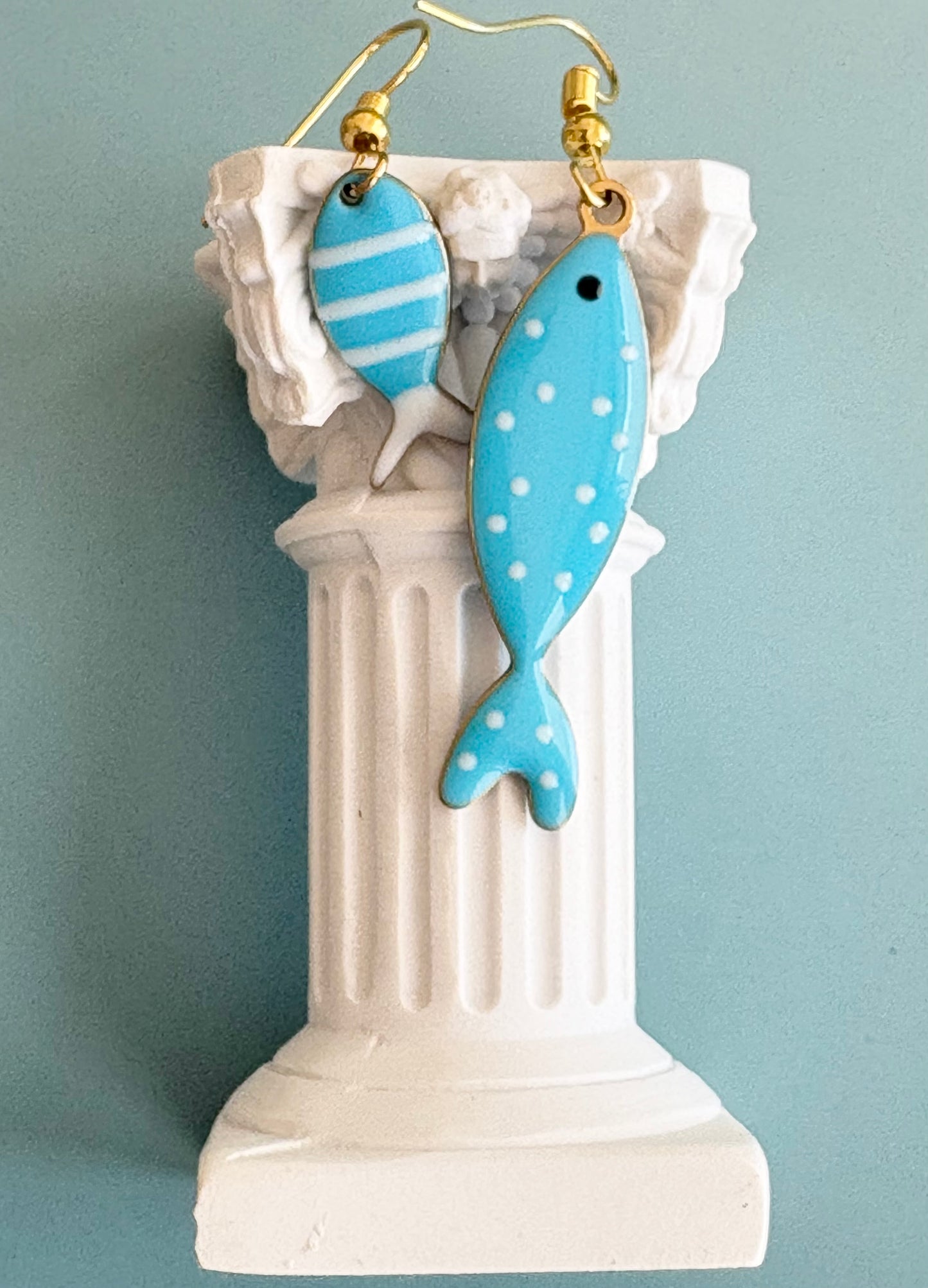 Orecchini “Tuffo nel blu”