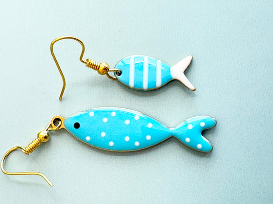 Orecchini “Tuffo nel blu”