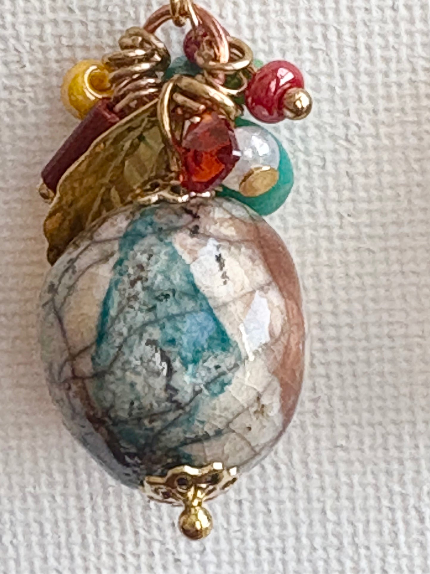 Orecchini "Terra e Fuoco"