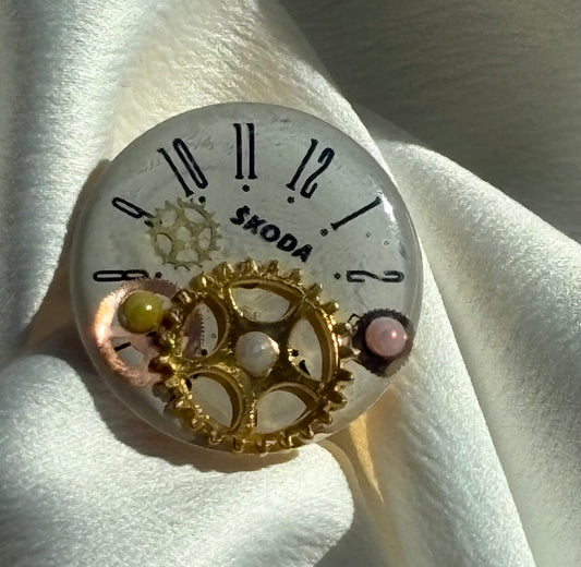 Anello “Ingranaggi del Tempo”