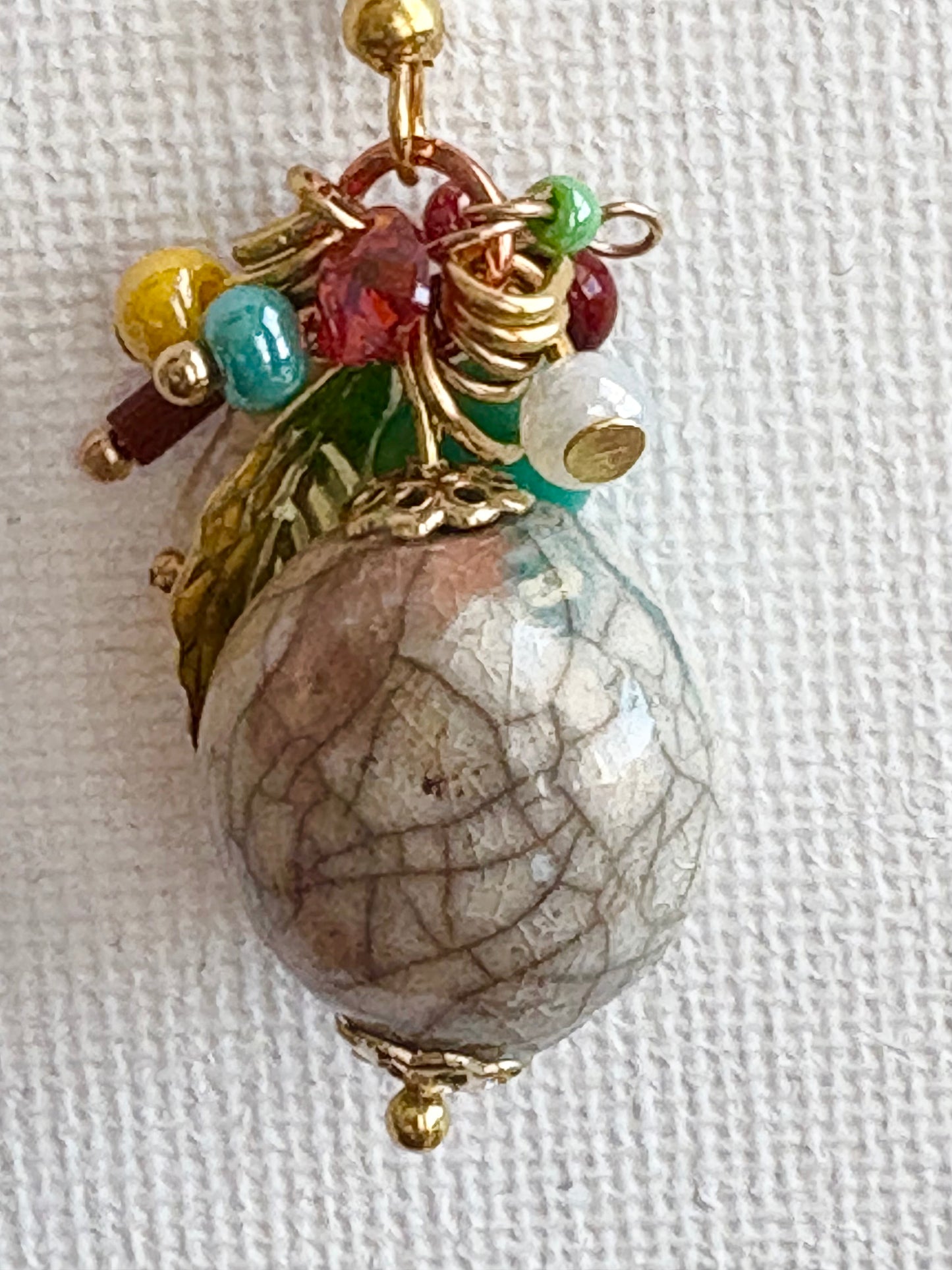 Orecchini "Terra e Fuoco"